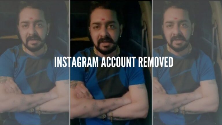 hindustani bhau insta account removedd