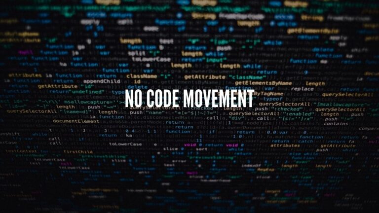no code movement