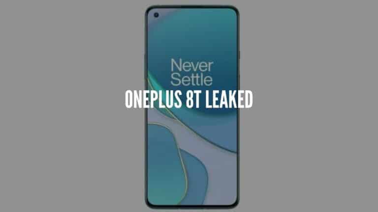 oneplus 8t leaked