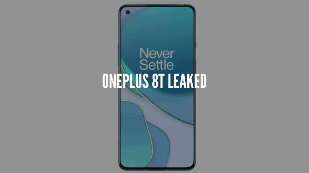 oneplus 8t leaked