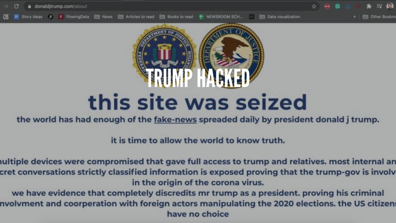 trump hacked