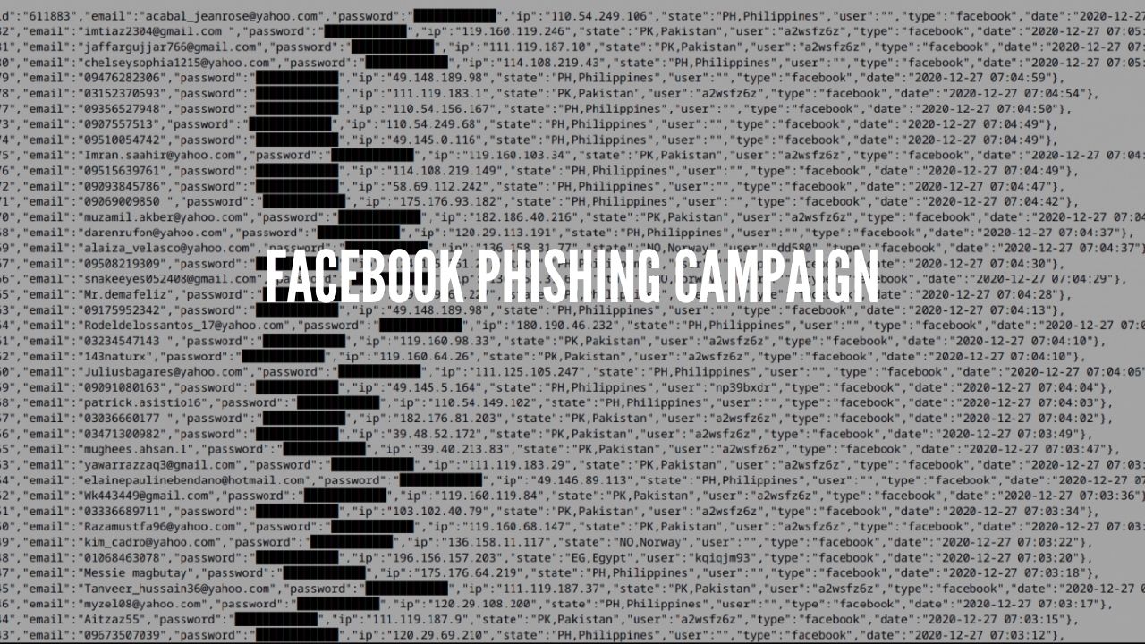 Facebook Phishing campaign