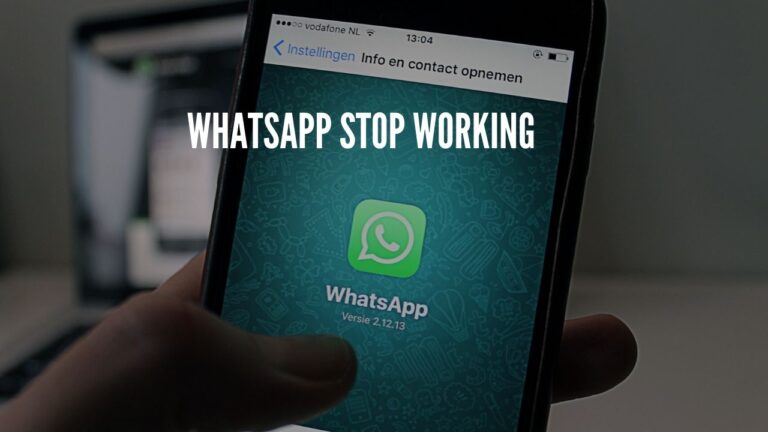 Whatsapp stop working