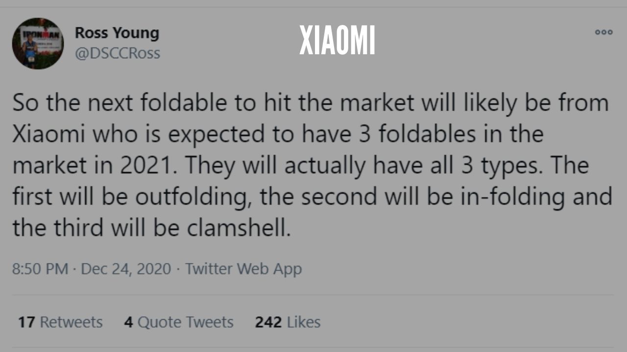 xiaomi foldable smartphones
