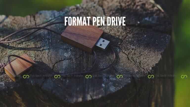 Format pen drive