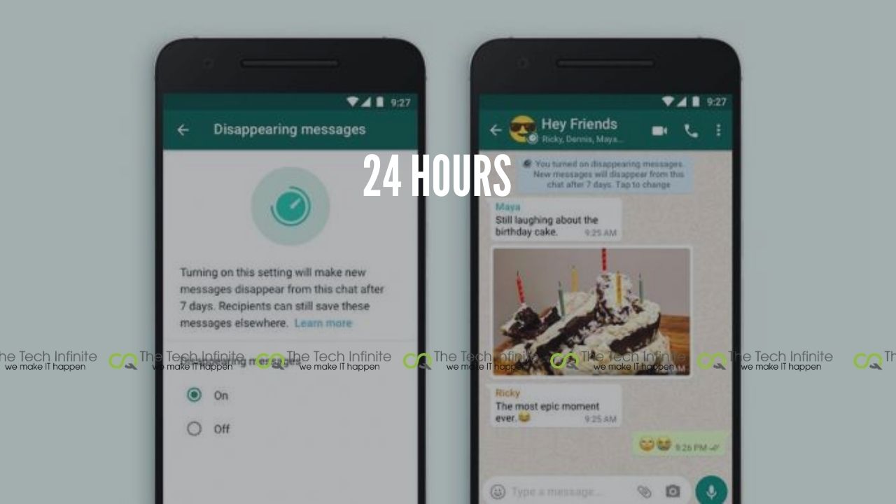 whatsapp disappearing messages